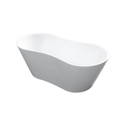 67" Kube Onde Free Standing Bathtub