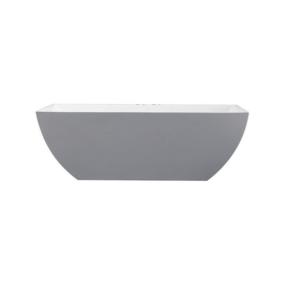 67"  Kube CONTEMPORANEA  Free Standing Bathtub