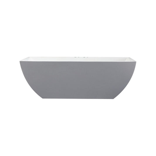 67"  Kube CONTEMPORANEA  Free Standing Bathtub