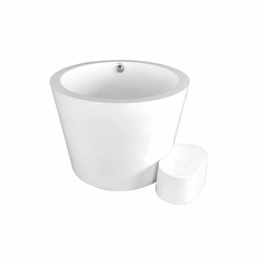 43.5'' Kube Lagar Free Standing Bathtub