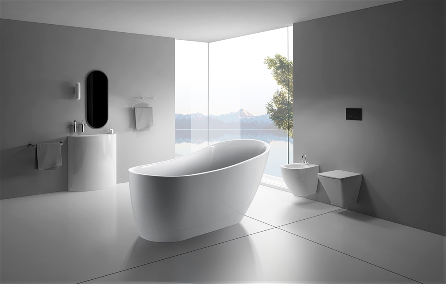 59" TORONTO VANITY Free Standing Bathtub