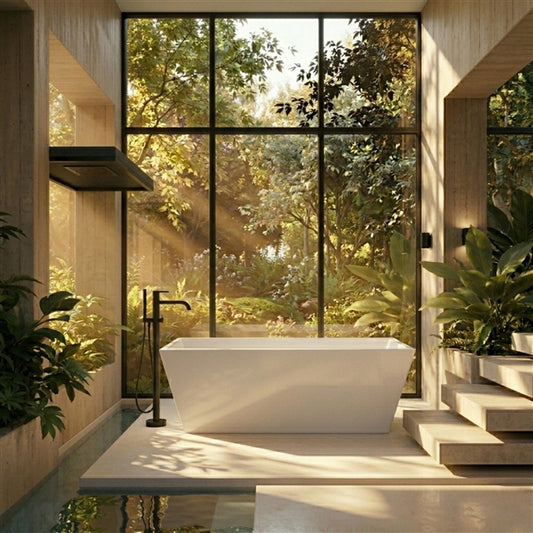 59'' Kube SQUADRA Free Standing Bathtub