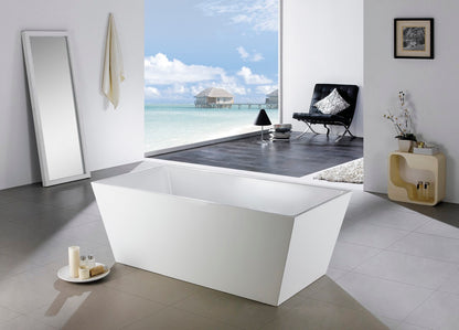 63'' Kube SQUADRA Free Standing Bathtub