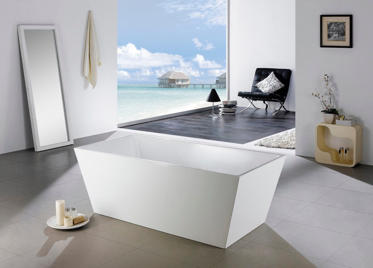67" Kube SQUADRA Free Standing Bathtub