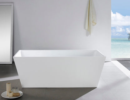 67" Kube SQUADRA Free Standing Bathtub