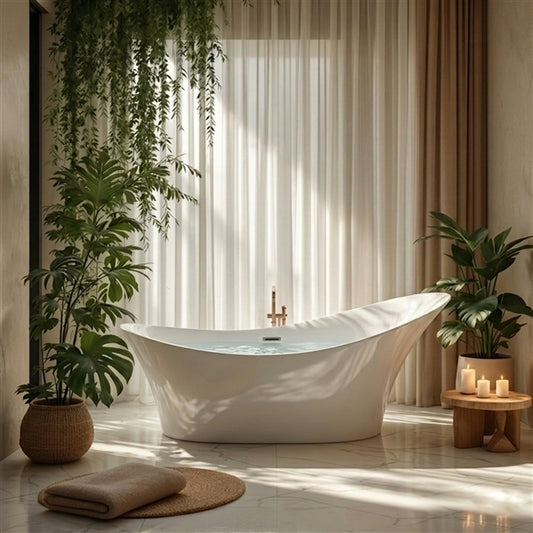 71" Kube OCEANA Free Standing Bathtub