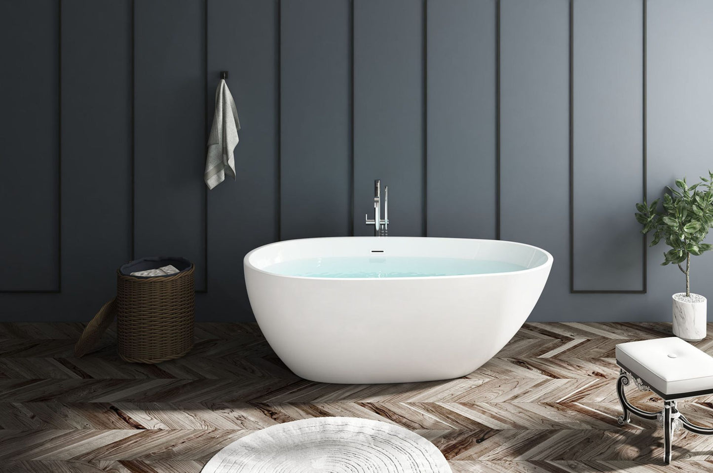 BALLI Free Standing Bathtub