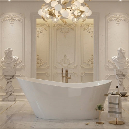 67" Kube LAVELLO Free Standing Bathtub