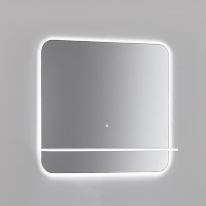 Kubebath Lumino 36'' LED Mirror with LED Acrylic Shelf w/ Anti-Fog - Restock ETA Mid Sept