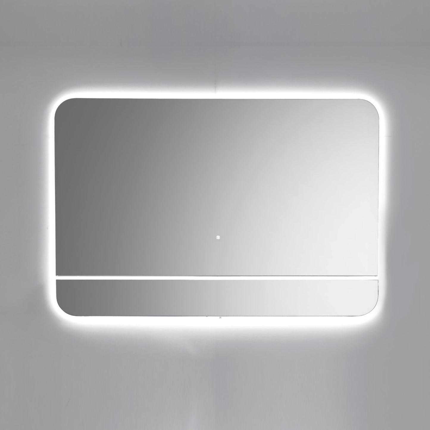 Kubebath Lumino 48'' LED Mirror with LED Acrylic Shelf