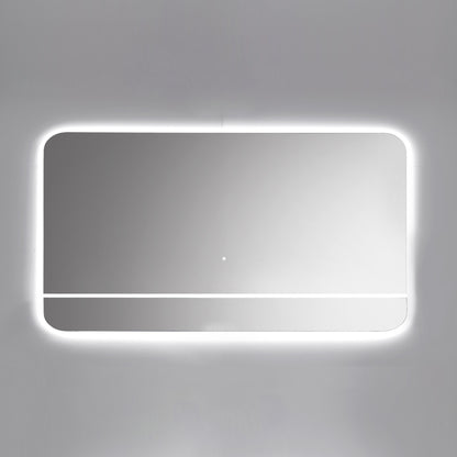 Kubebath Lumino 60'' LED Mirror with LED Acrylic Shelf
