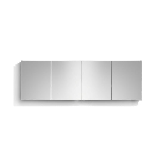 80" Kubebath Medicine Cabinet w/ Mirrors