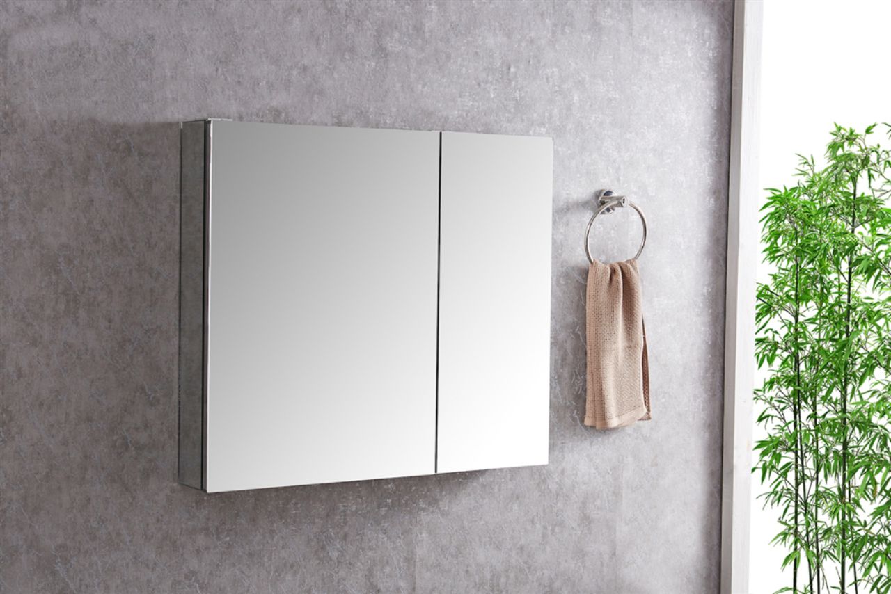 30" Kubebath Medicine Cabinet w/ Mirrors