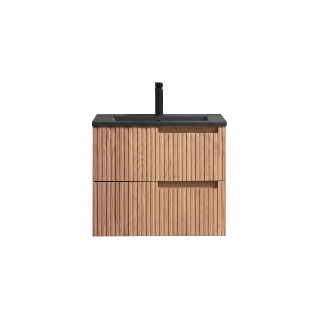24'' Fiore Modern Wall Mount Bathroom Vanity OAKWOOD