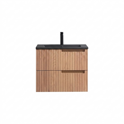 24'' Fiore Modern Wall Mount Bathroom Vanity OAKWOOD