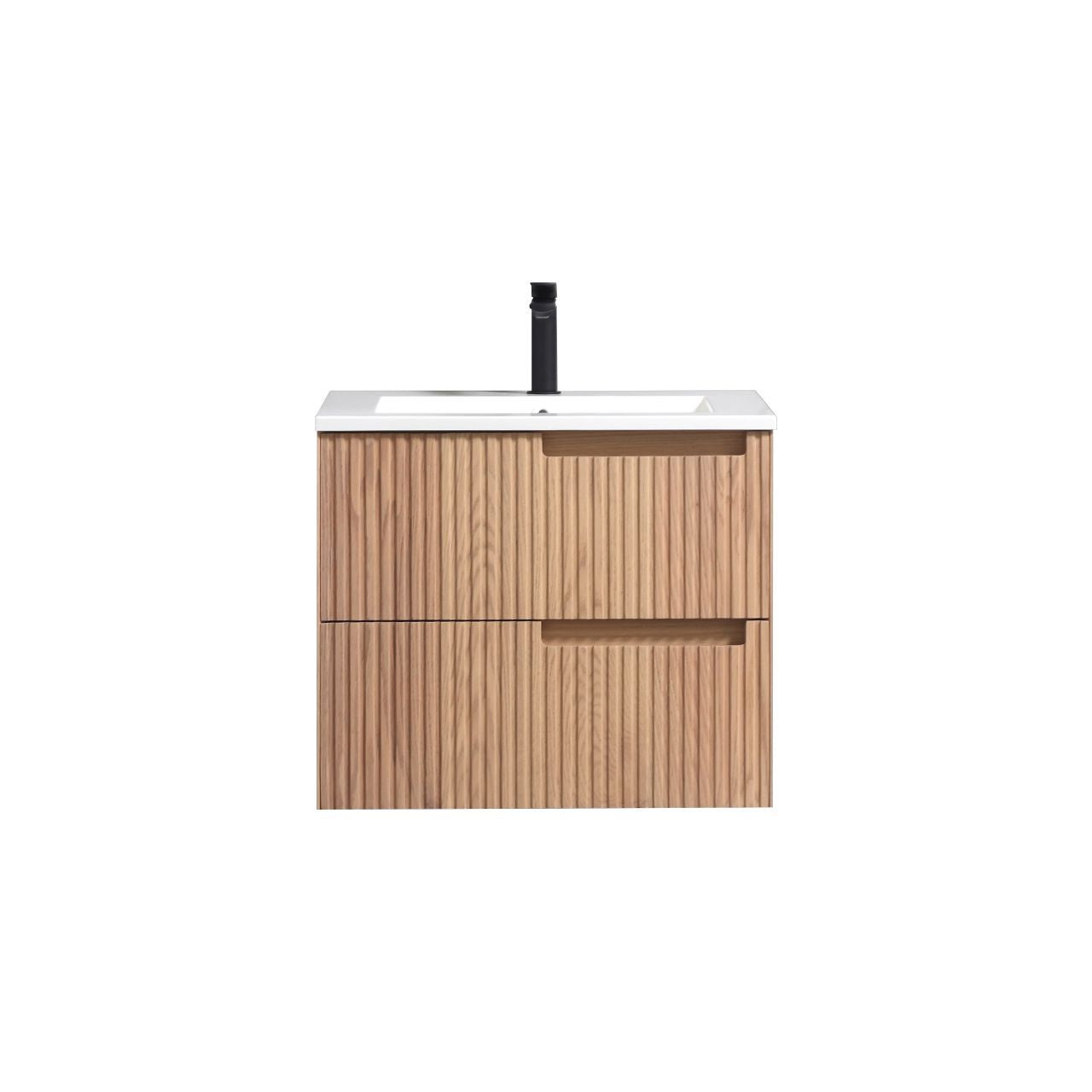 24'' Fiore Modern Wall Mount Bathroom Vanity OAKWOOD