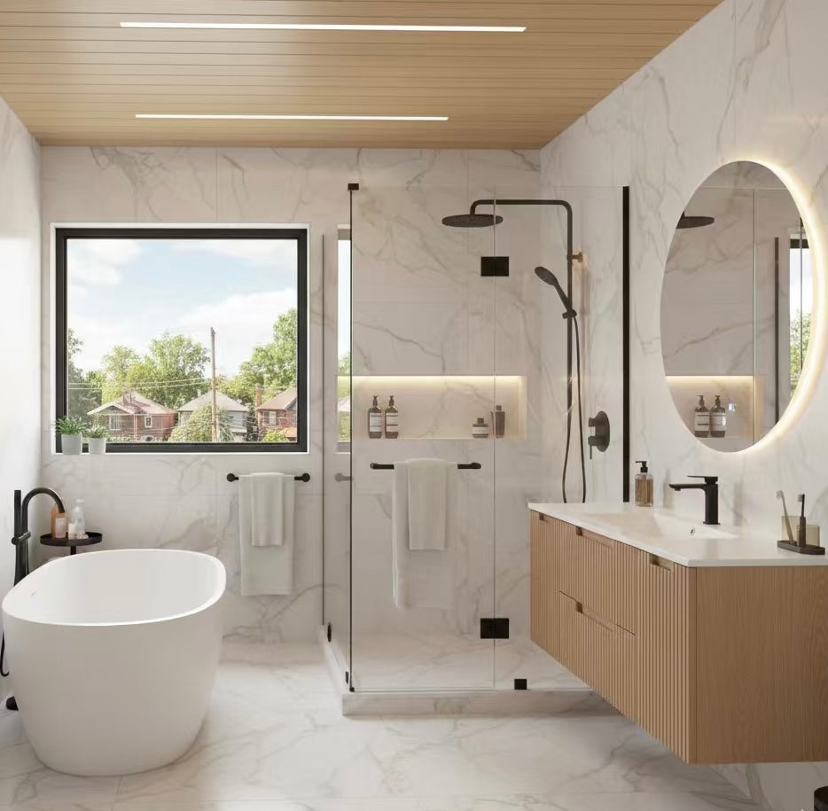 48'' Fiore Modern Wall Mount Single Sink Bathroom Vanity OAKWOOD