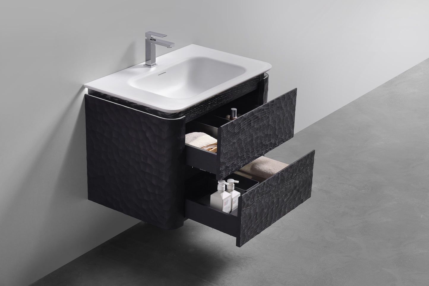 32'' Lumi Modern Wall Mount Bathroom Vanity
