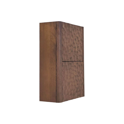 Lumi Bathroom Linen Side Cabinet w/ 2 Storage Areas - Weathered Wood - Restock ETA Mid Sept