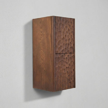 Lumi Bathroom Side Cabinet w/ 2 Storage Areas - Weathered Wood - Restock ETA Mid Sept