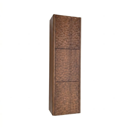 Lumi Bathroom Linen Cabinet w/ 3 Large Storage Areas - Weathered Wood - Restock ETA Mid Sept
