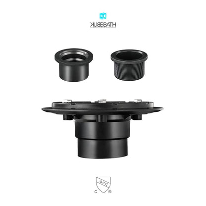 ABS 2 Inch Coupling with Compression and threaded Fittings