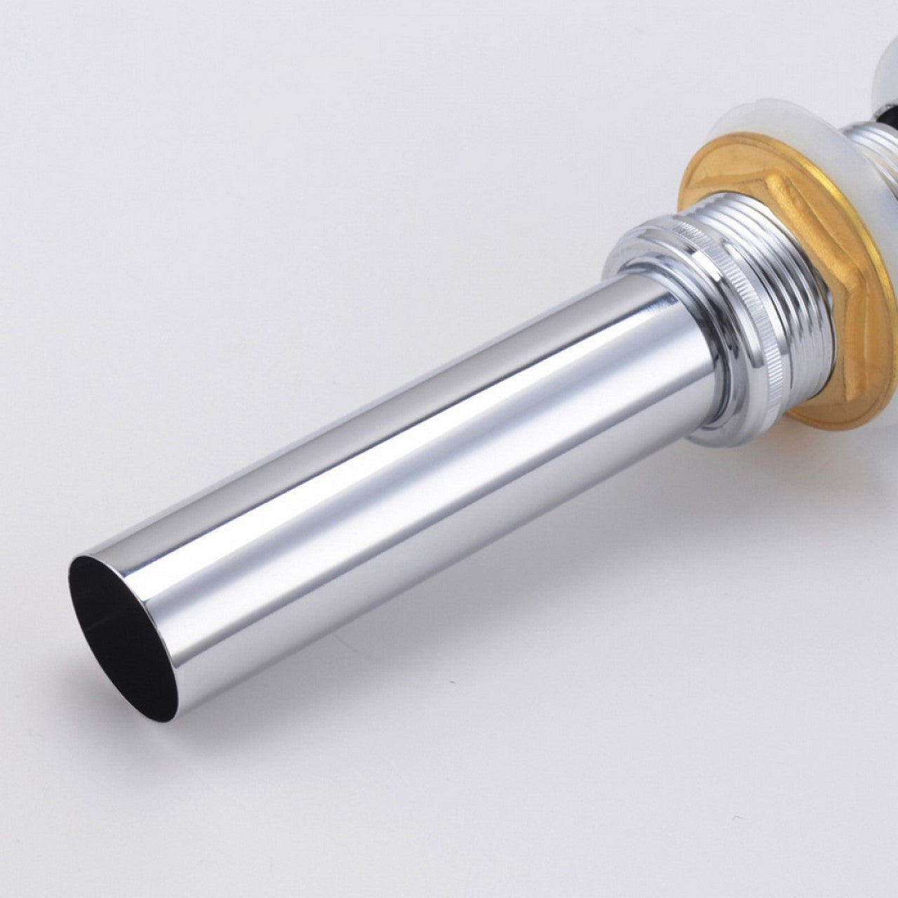 Kubebath Solid Brass Construction Pop-Up Drain Chrome Finish – W/ Overflow