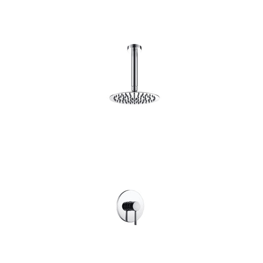 Aqua Rondo Shower Set w/ Ceiling Mount 8" Rain Shower Head