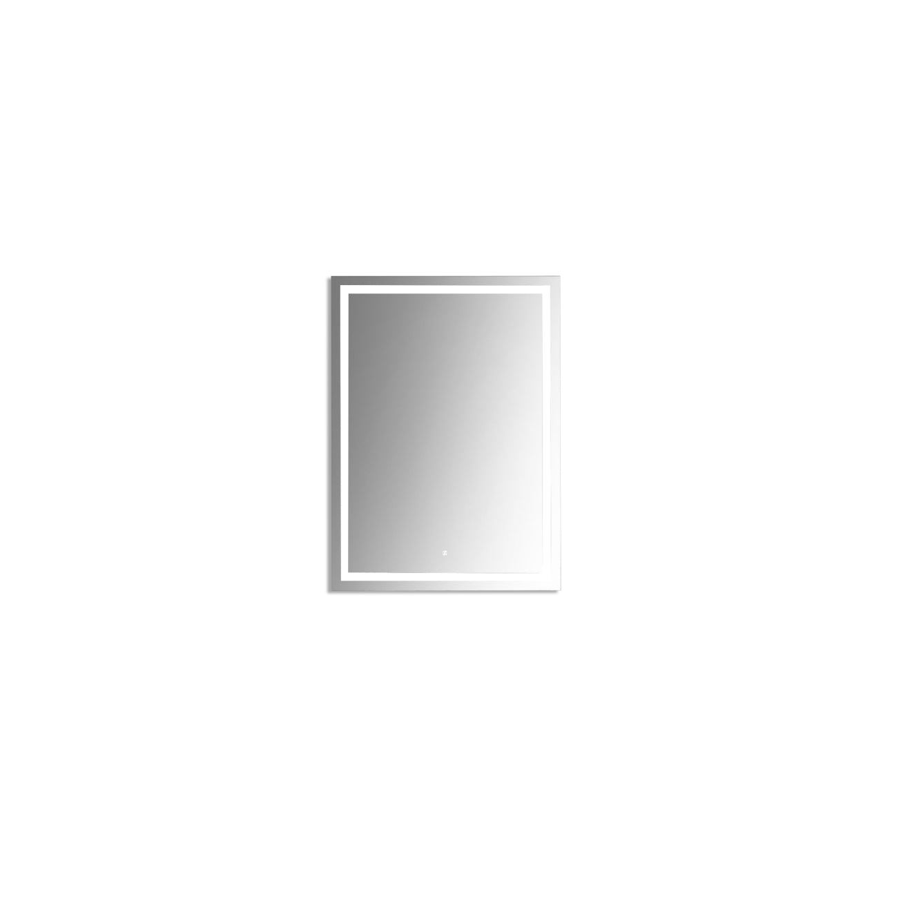 Kube Sleek 24" LED Mirror W/ Anti-Fog