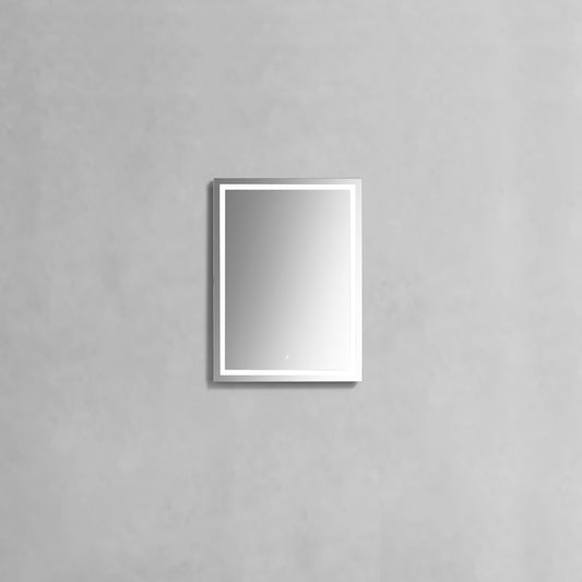 Kube Sleek 24" LED Mirror W/ Anti-Fog