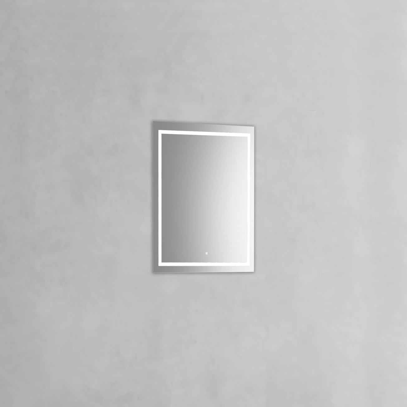 Kube Sleek 24" LED Mirror W/ Anti-Fog