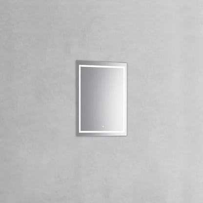 Kube Sleek 24" LED Mirror W/ Anti-Fog