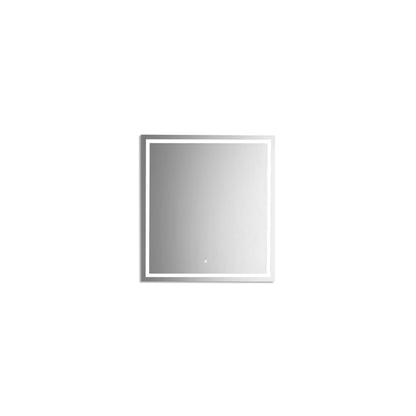 Kube Sleek 30" LED Mirror W/ Anti-Fog