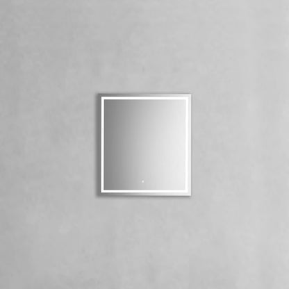 Kube Sleek 30" LED Mirror W/ Anti-Fog