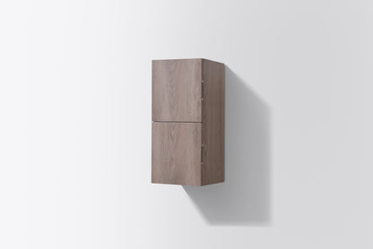 Bathroom Butternut Linen Side Cabinet w/ 2 Storage Areas