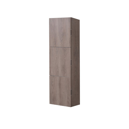 Bathroom Butternut Linen Cabinet w/ 3 Large Storage Areas