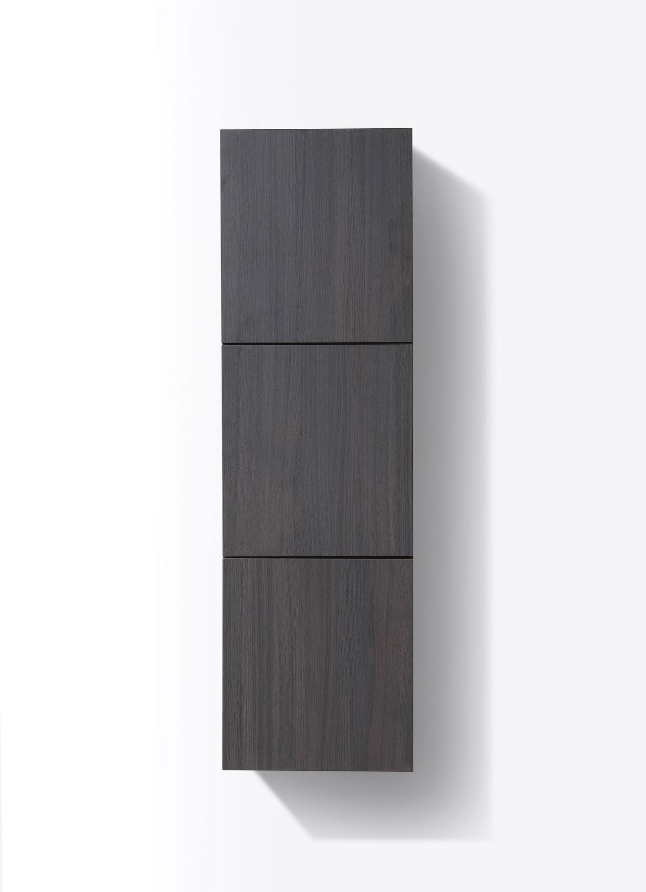 Bliss Gray Oak Bathroom Linen Cabinet w/ 3 Large Storage Areas