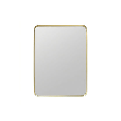 24'' Smusso Brushed Gold Framed Vanity Mirror