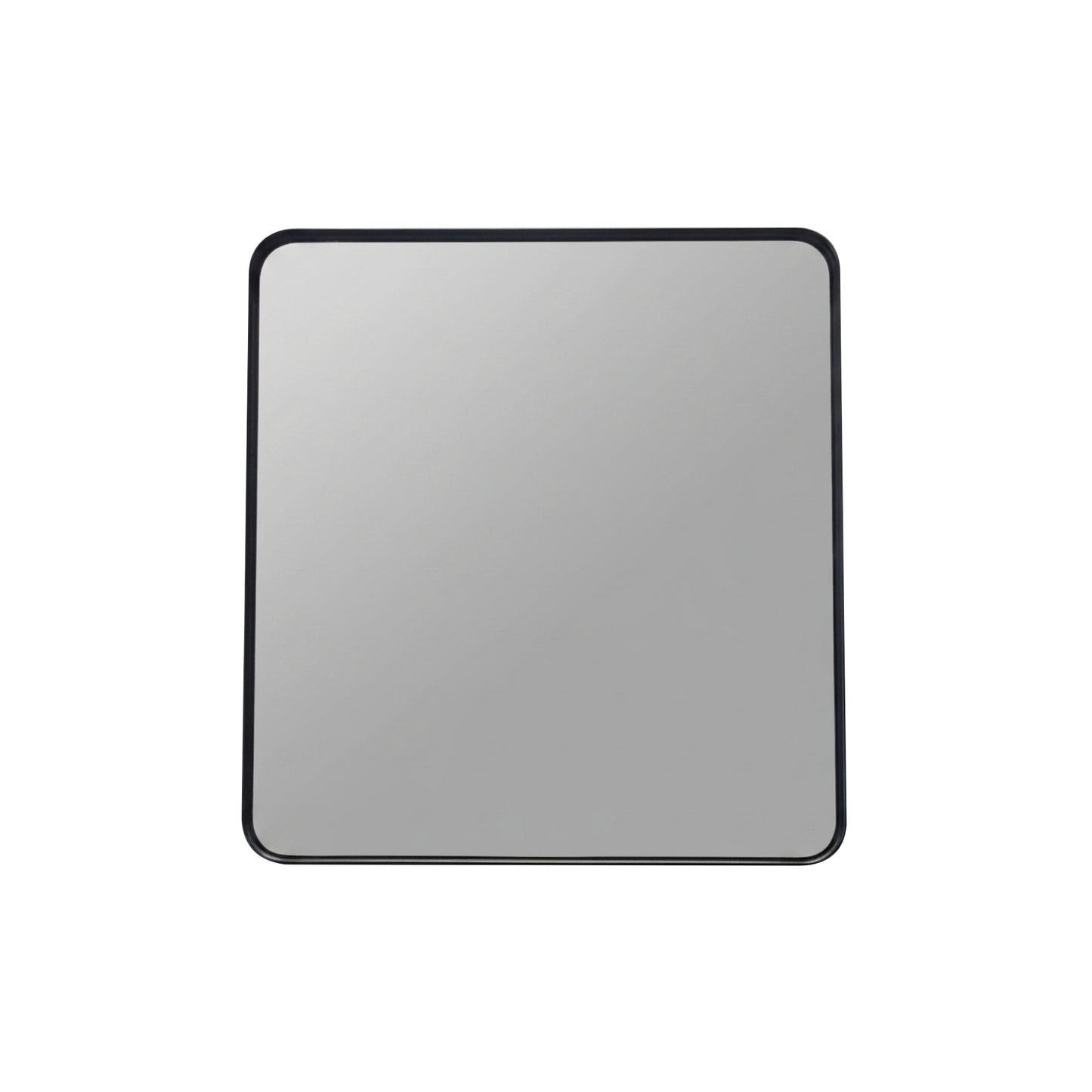 30'' Smusso Matte Black Framed Vanity Mirror