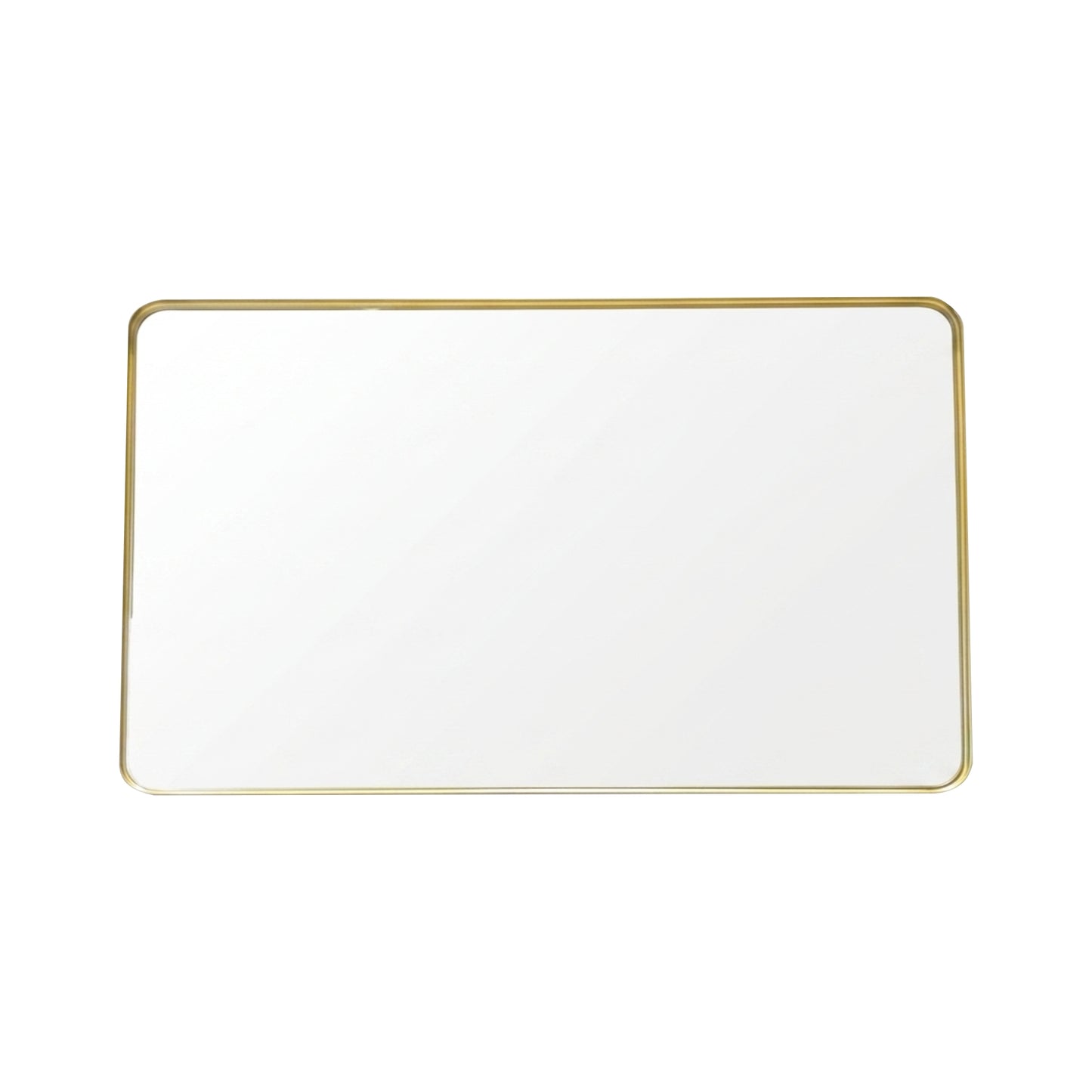 48'' Smusso Brushed Gold Framed Vanity Mirror