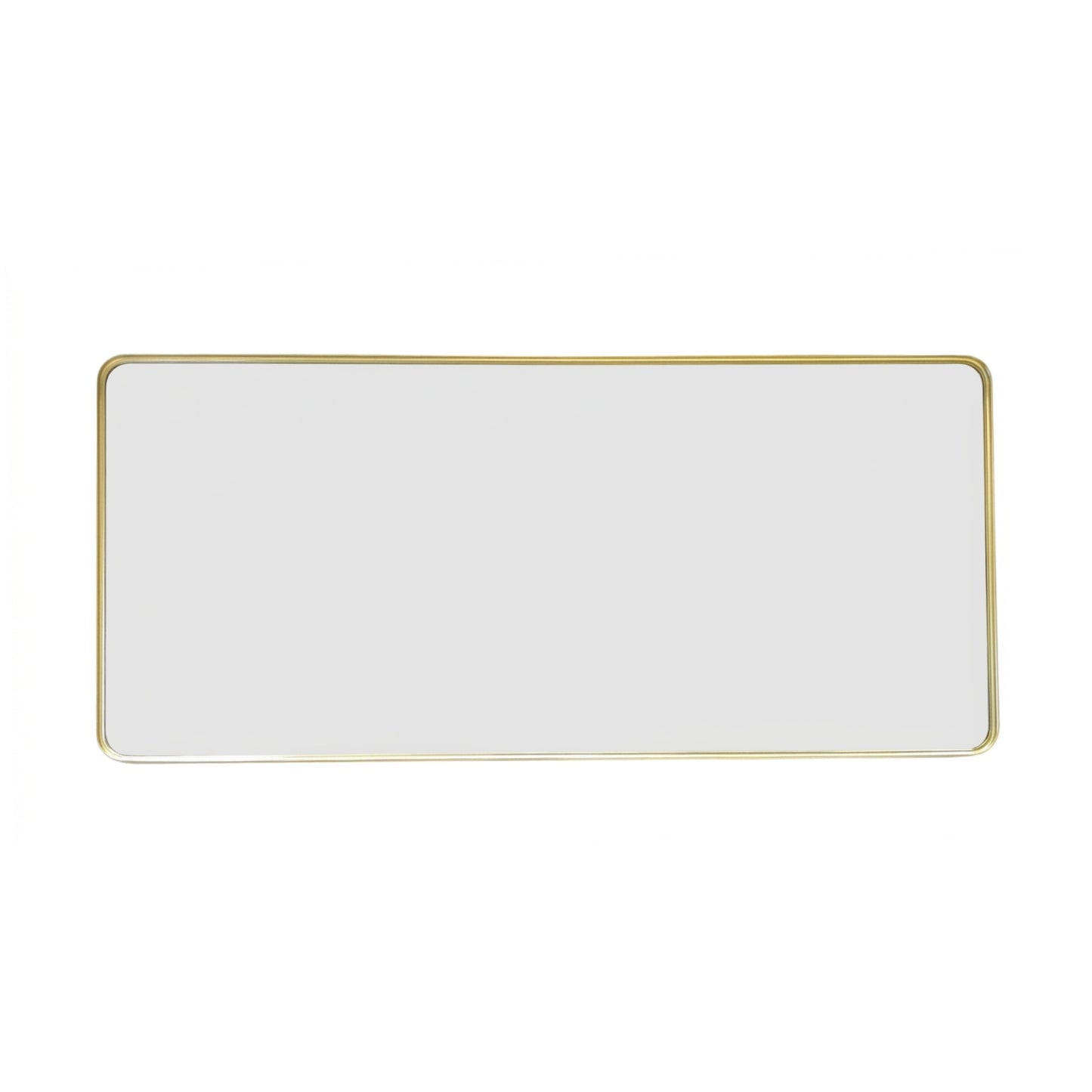 70'' Smusso Brushed Gold Framed Vanity Mirror