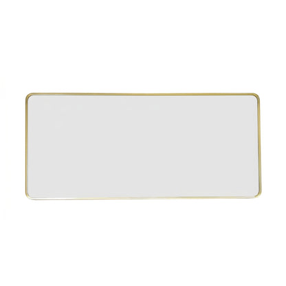 70'' Smusso Brushed Gold Framed Vanity Mirror