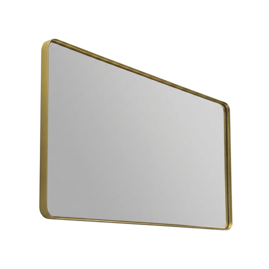 70'' Smusso Brushed Gold Framed Vanity Mirror